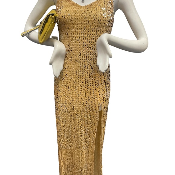 Gold Sequin Dress - Picture 2 of 2